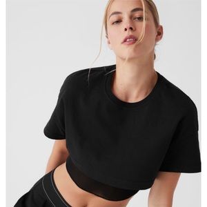 Alo made you look cropped shirt